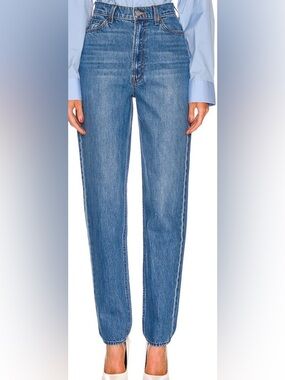 NWT MOTHER Denim High Rise Twizzy Skimp Straight Jeans Size 28